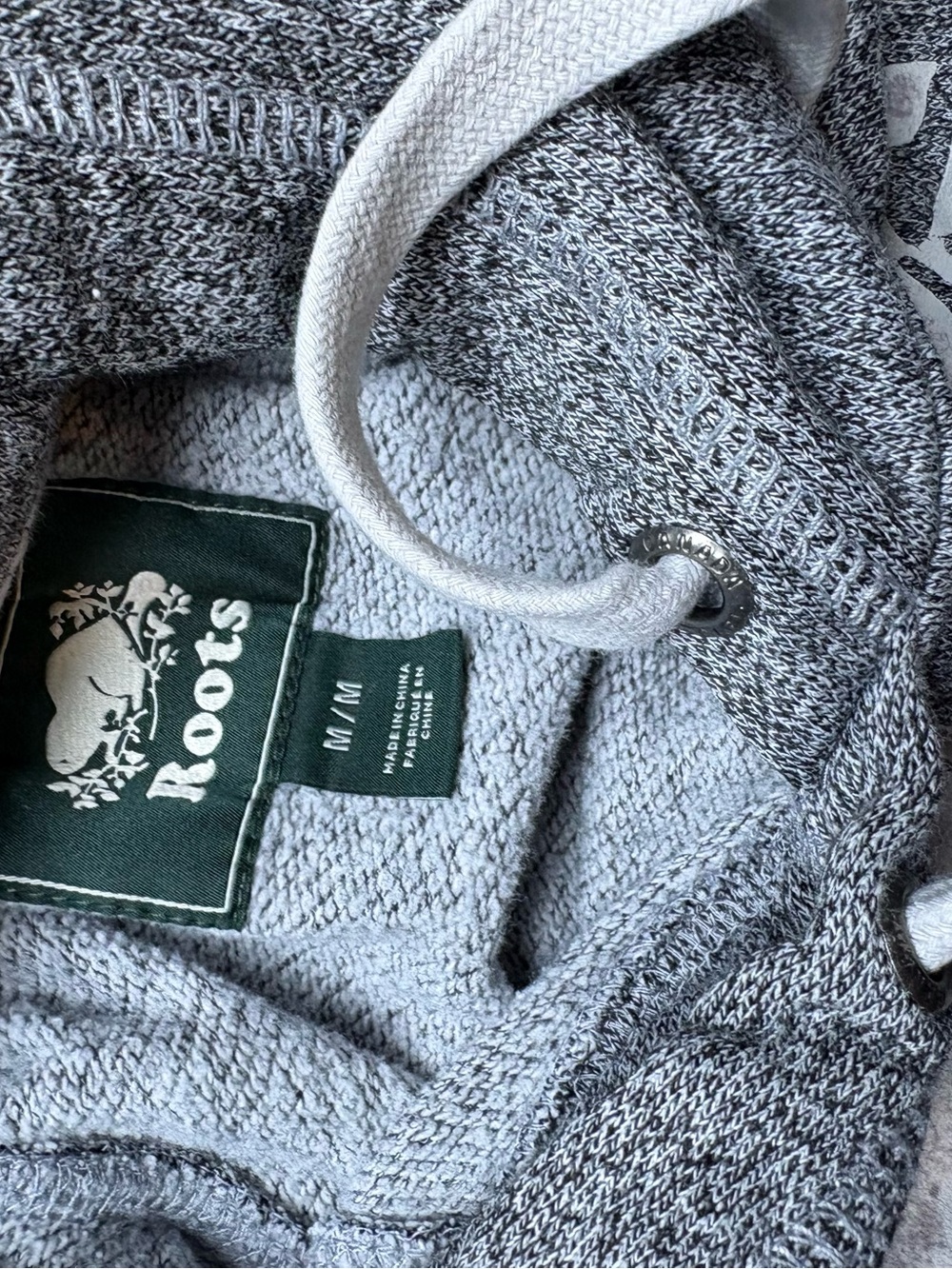 Roots Gray Boston Beaver Graphic Hooded Sweatshirt - Picture 2 of 2